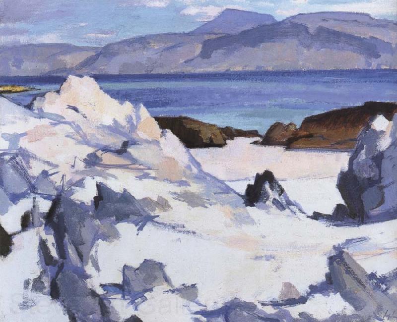 Samuel John Peploe Green Sea,Iona Spain oil painting art